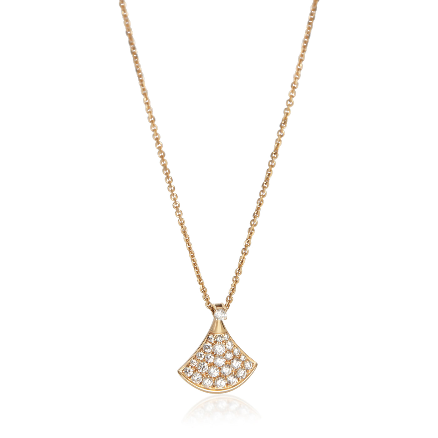 Bvlgari Rose Gold Diamond Divas Dream Pendant 18k