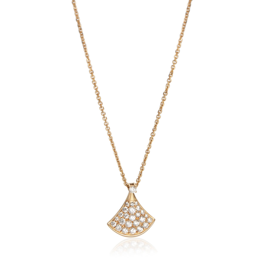Bvlgari Rose Gold Diamond Divas Dream Pendant 18k