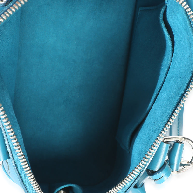 Louis Vuitton Cyan Epi Alma Bb Blue Leather Bag