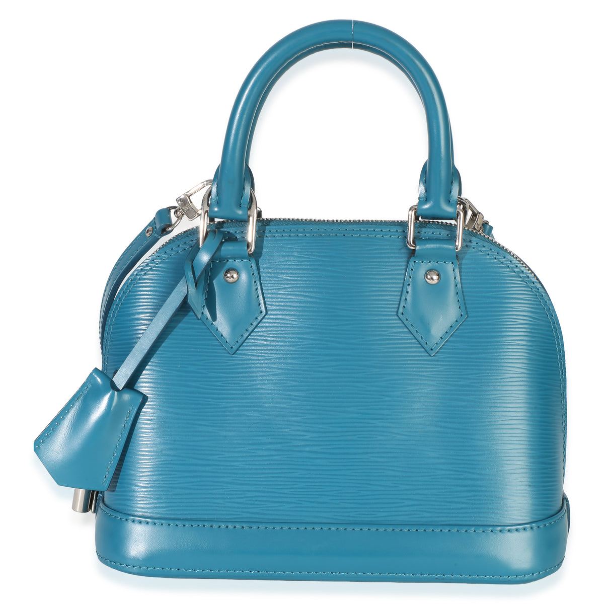 Louis Vuitton Cyan Epi Alma Bb Blue Leather Bag