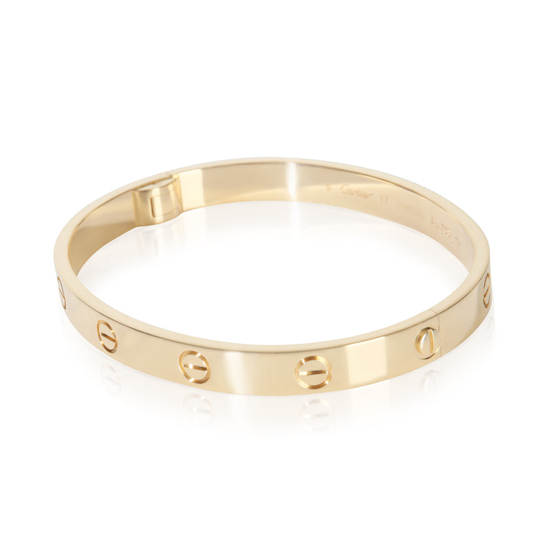 Cartier Yellow Gold Single Screw Love Bracelet 18k