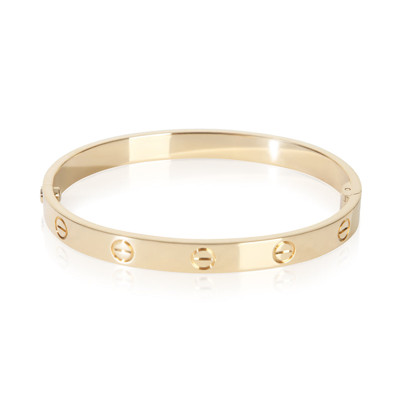 Cartier Yellow Gold Single Screw Love Bracelet 18k
