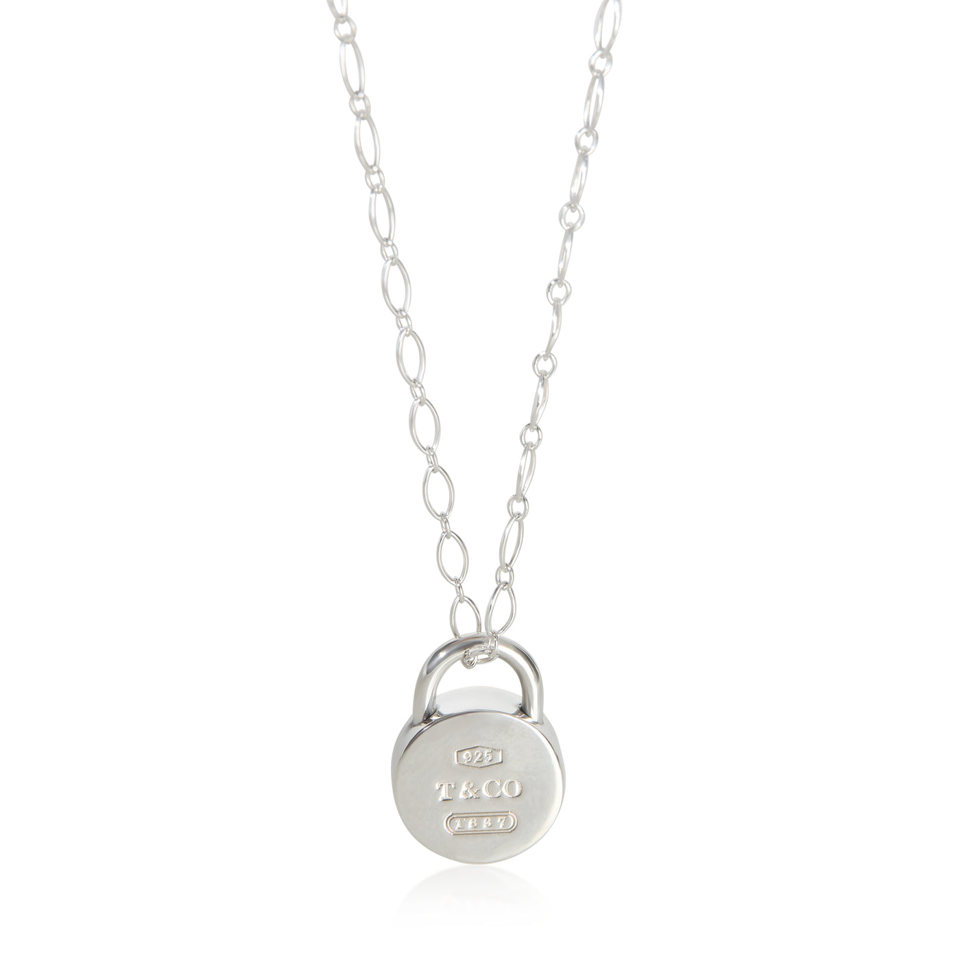 Tiffany & Co. Sterling Silver 1837 Lock Pendant 925