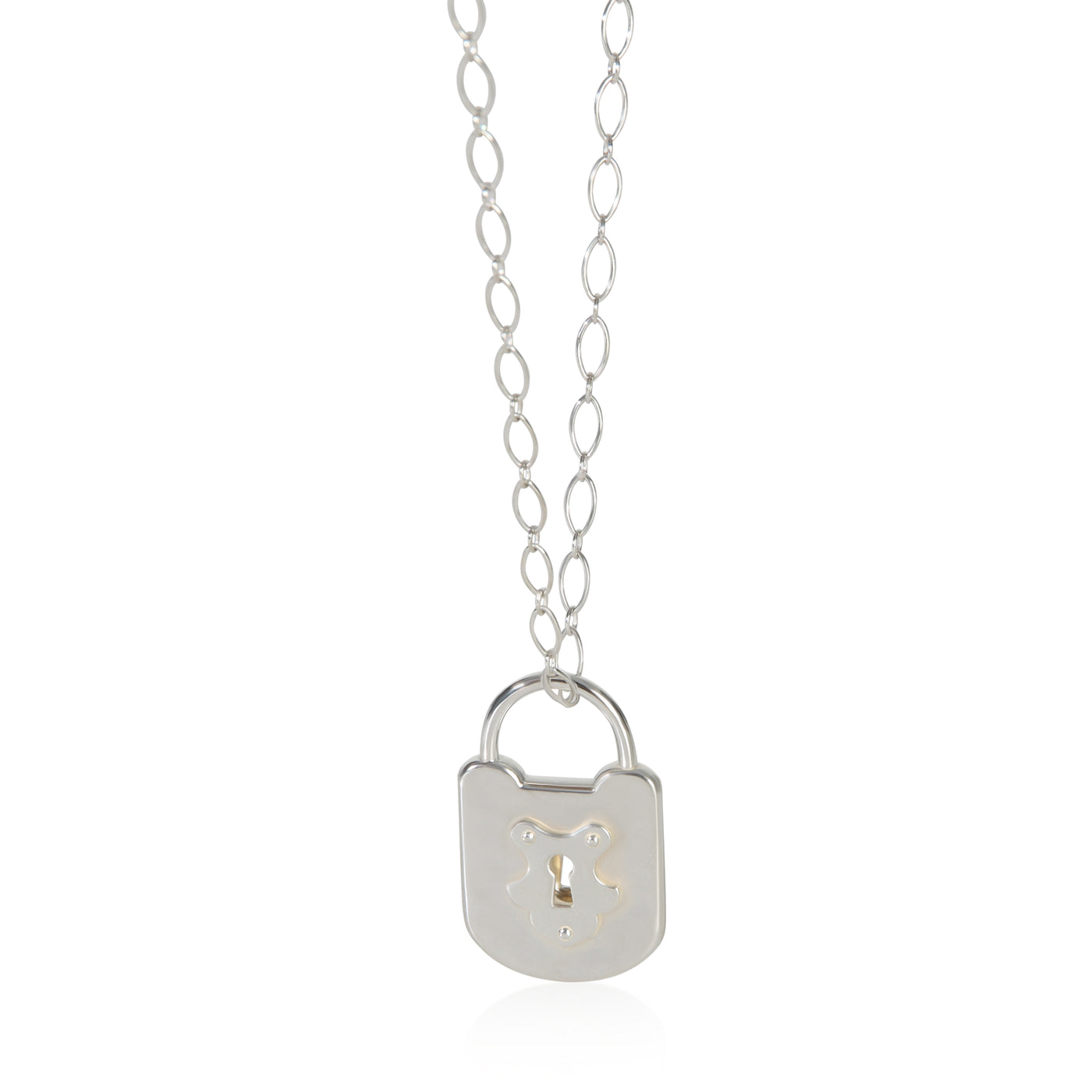 Tiffany & Co. Sterling Silver Lock Pendant 925