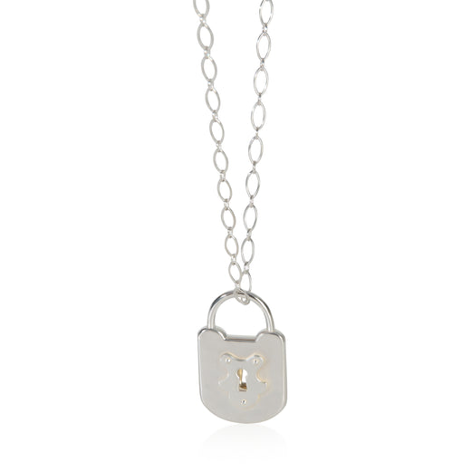Tiffany & Co. Sterling Silver Lock Pendant 925