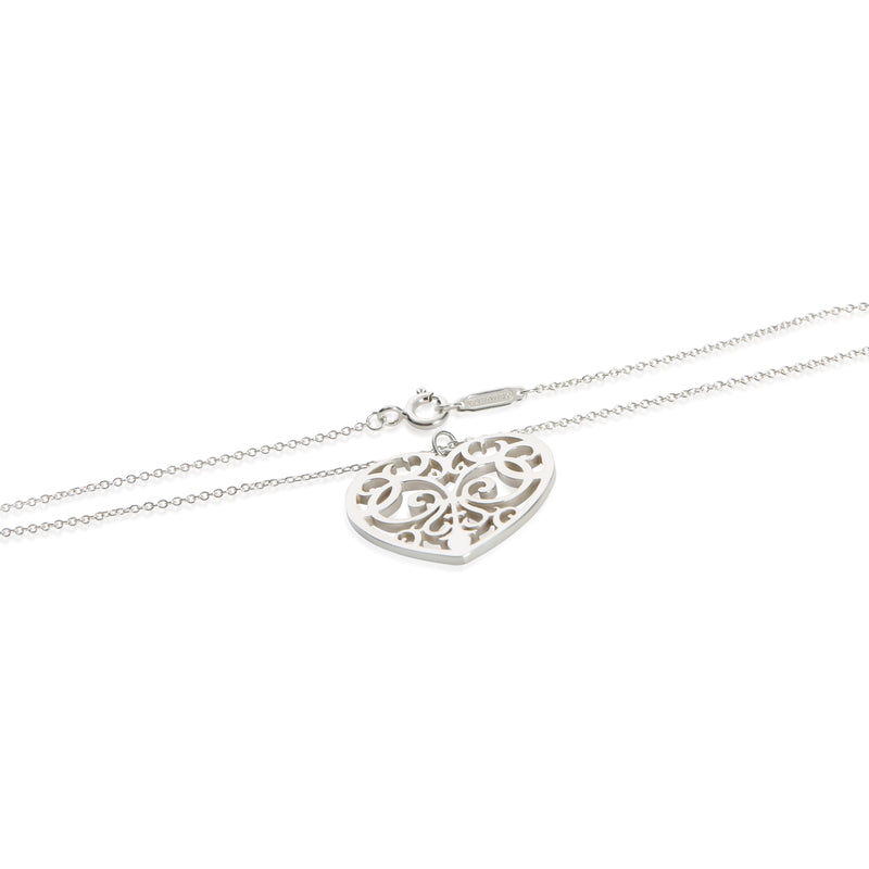 Tiffany & Co. Sterling Silver Enchant Heart Pendant 925