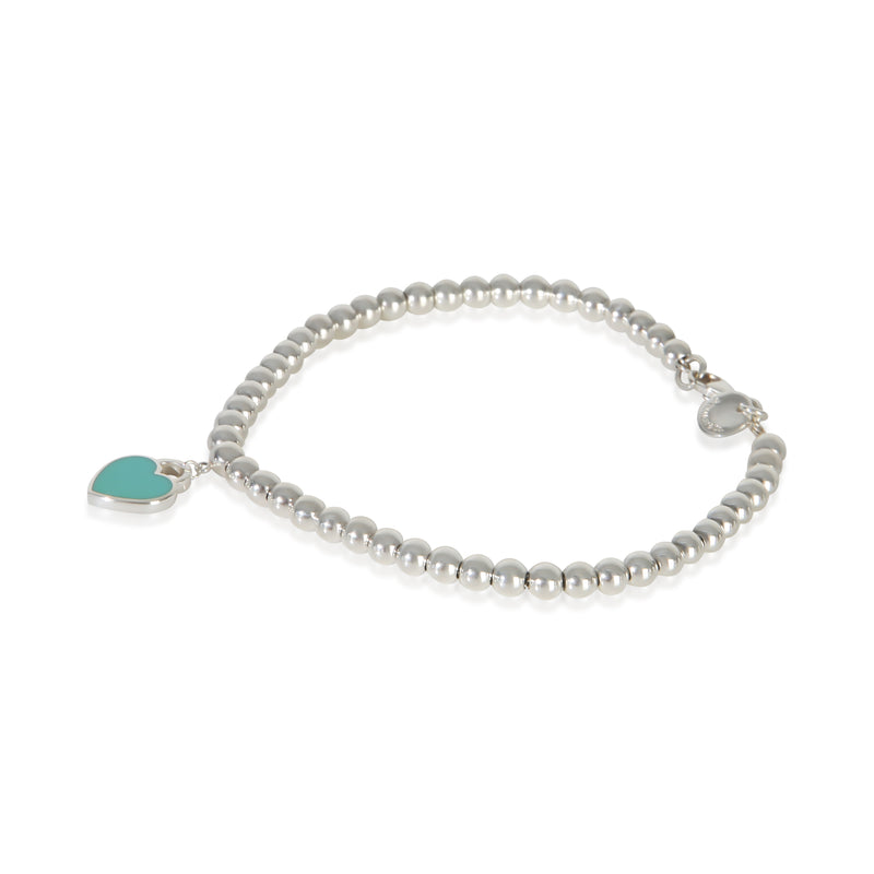 Tiffany & Co. Sterling Silver Diamond Return To Bracelet 925