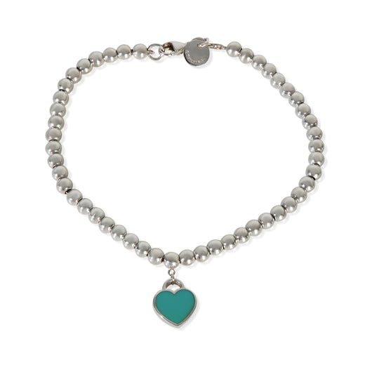 Tiffany & Co. Sterling Silver Diamond Return To Bracelet 925