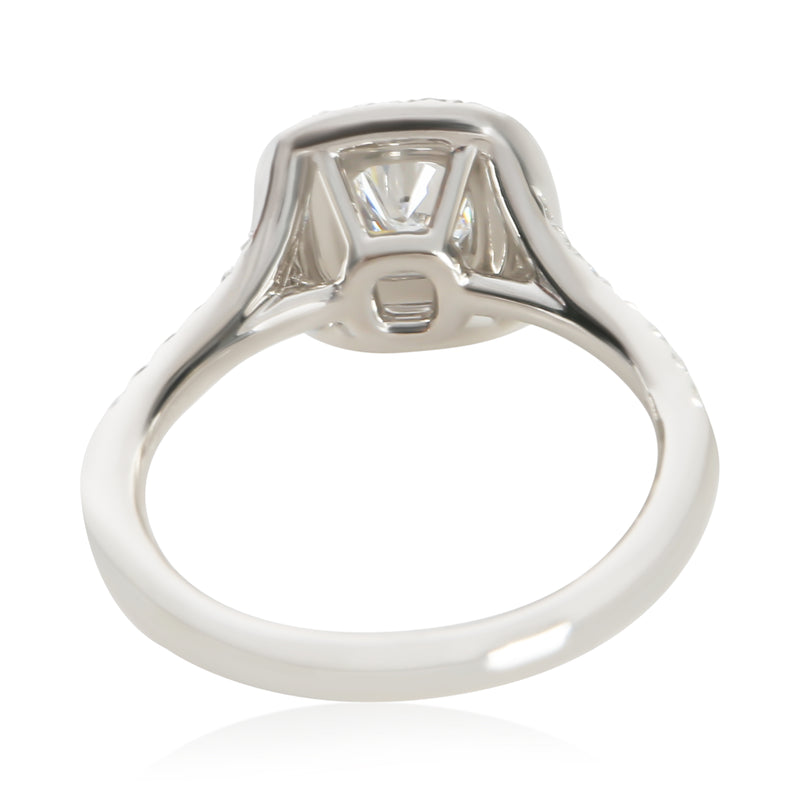 Tiffany & Co. 0.45 Ct Cushion Diamond Soleste Engagement Ring 950