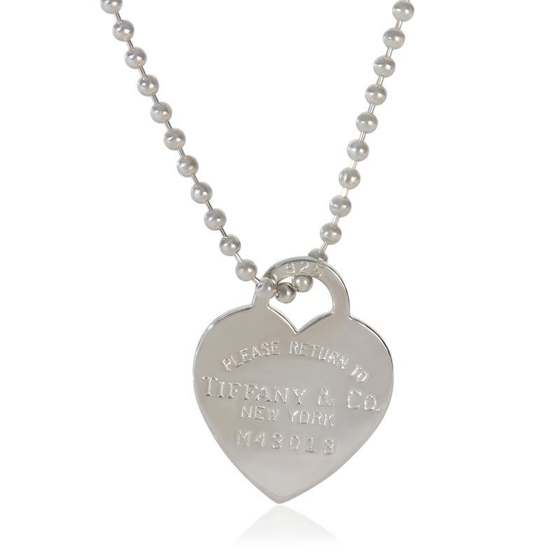 Tiffany & Co. Sterling Silver Return To Pendant 925