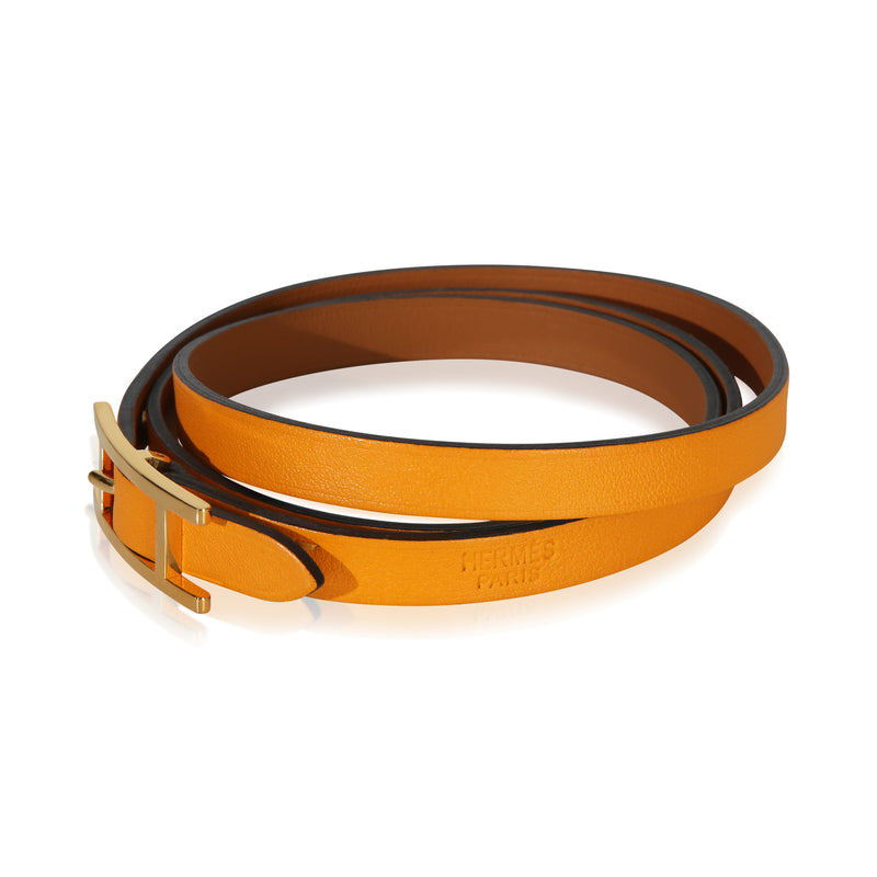 Hermès Gold-Plated Behapi Triple Tour Bracelet
