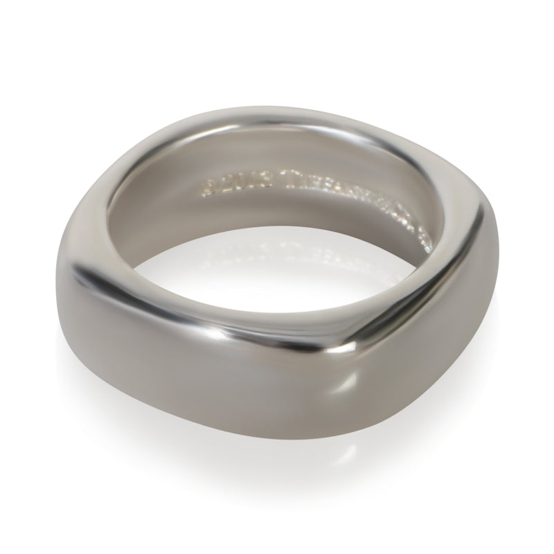 Tiffany & Co. Sterling Silver Square Cushion Ring 925