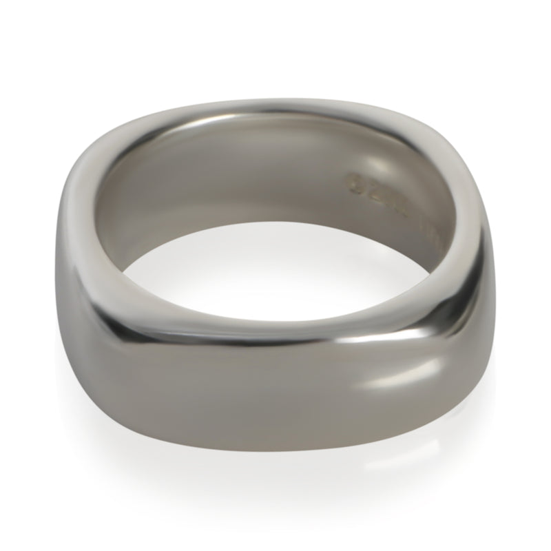 Tiffany & Co. Sterling Silver Square Cushion Ring 925