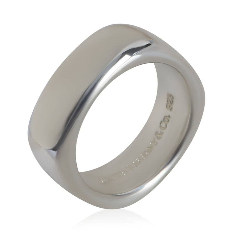 Tiffany & Co. Sterling Silver Square Cushion Ring 925