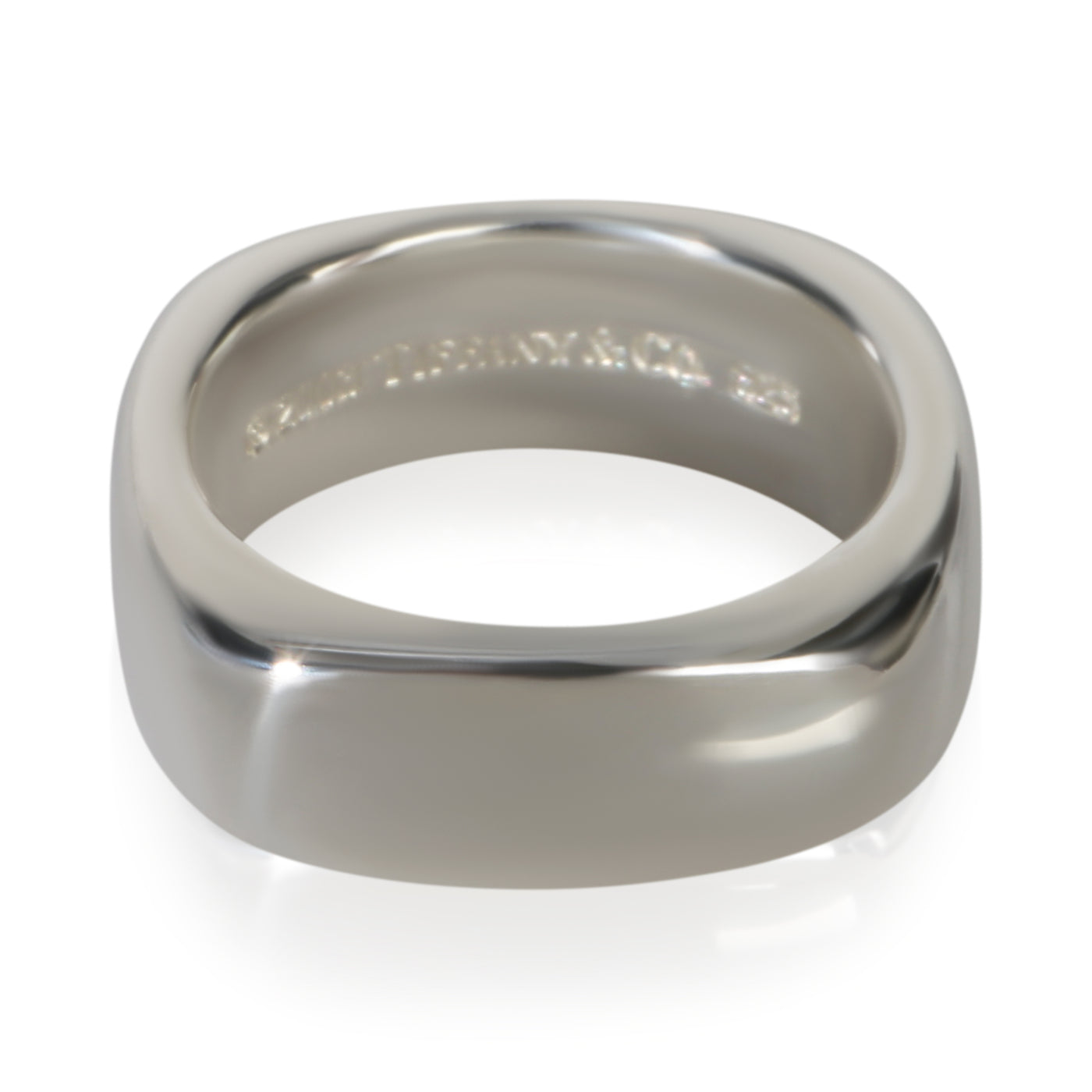Tiffany & Co. Sterling Silver Square Cushion Ring 925