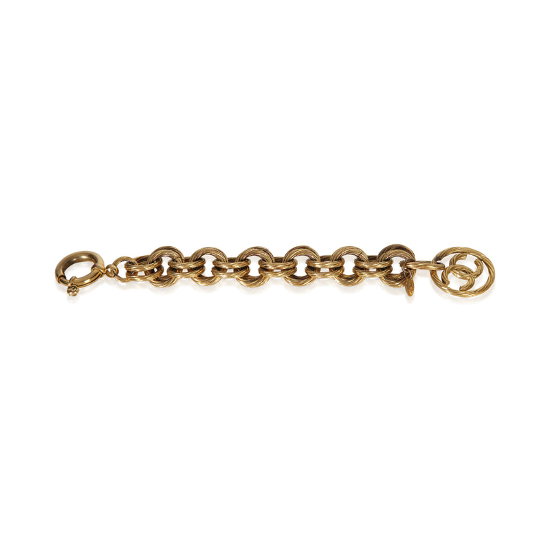 Chanel Gold-Plated Vintage 1993 Cc Bracelet