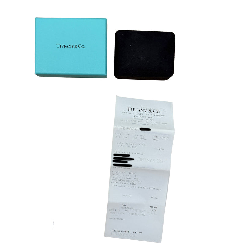 Tiffany & Co. Platinum Diamond Elsa Peretti By The Yard Earrings 950