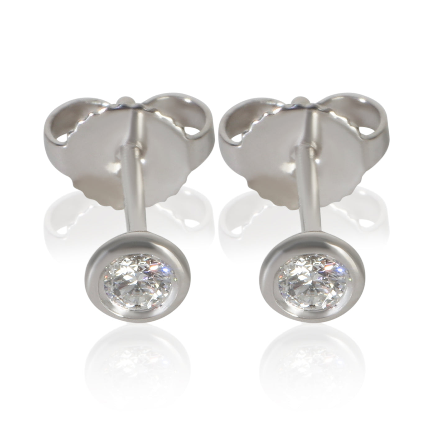 Tiffany & Co. Platinum Diamond Elsa Peretti By The Yard Earrings 950