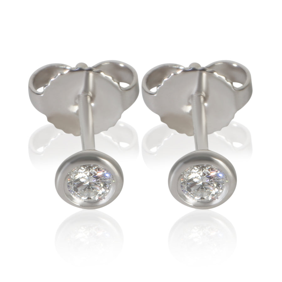 Tiffany & Co. Platinum Diamond Elsa Peretti By The Yard Earrings 950