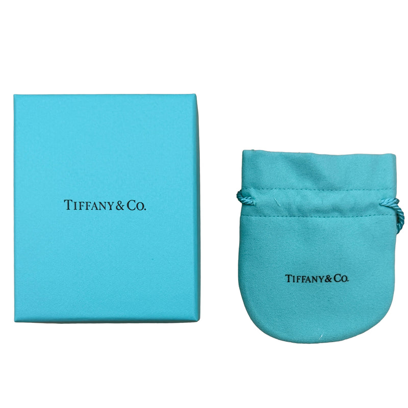 Tiffany & Co. White Gold Diamond Mini Victoria Key Pendant 18k