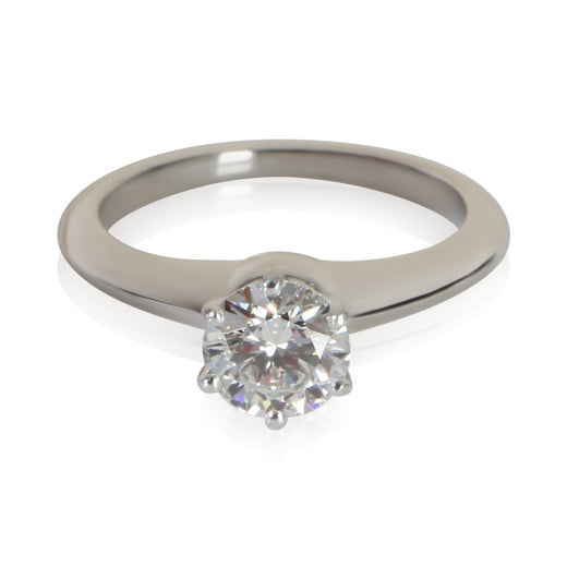 Tiffany & Co. 0.82 Ct Round Brilliant Diamond Engagement Ring 950