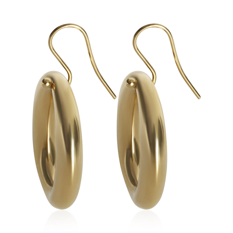 Tiffany & Co. Yellow Gold Elsa Peretti Sevillana Earrings 18k