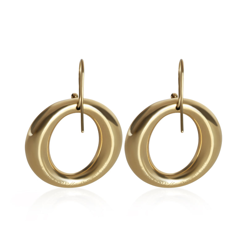Tiffany & Co. Yellow Gold Elsa Peretti Sevillana Earrings 18k