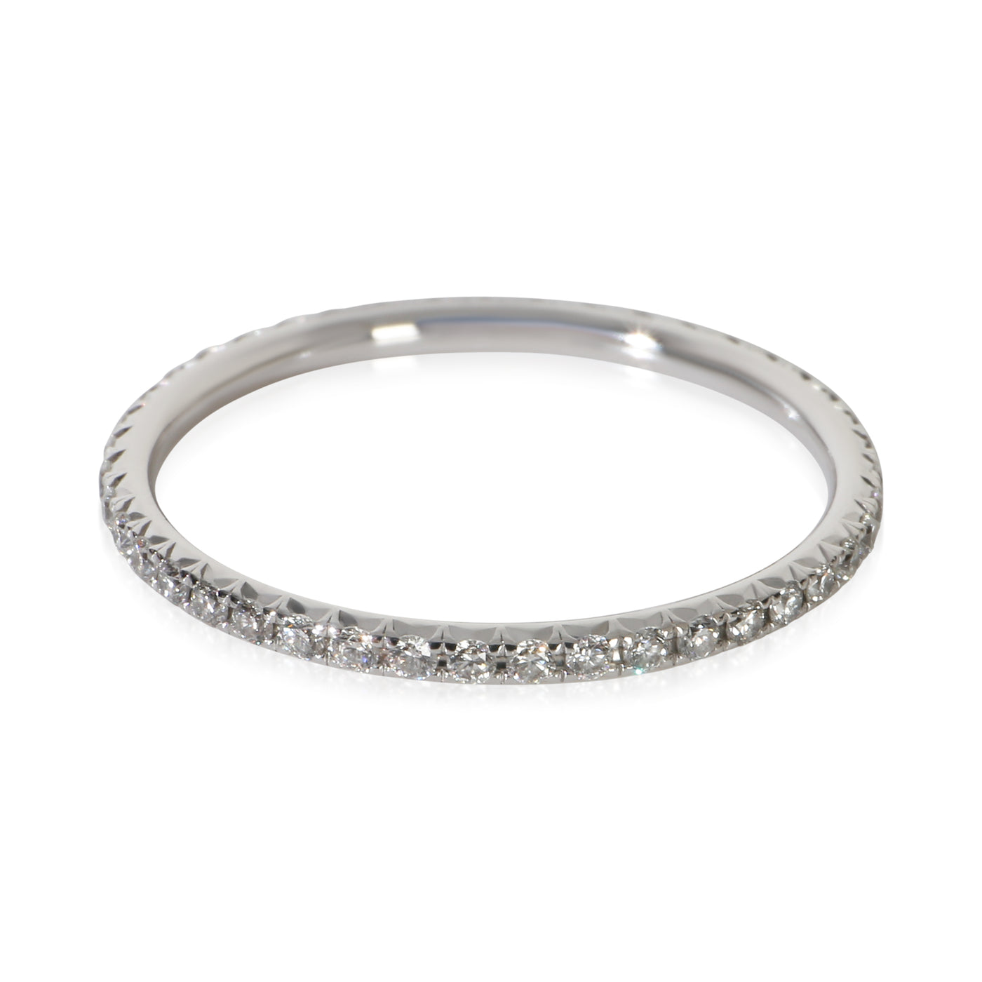 Tiffany & Co. Platinum Diamond Metro Eternity Band 950
