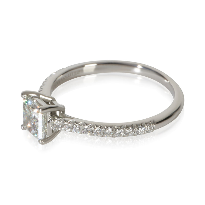 Tiffany & Co. 0.74 Ct Princess Diamond Novo Engagement Ring 950