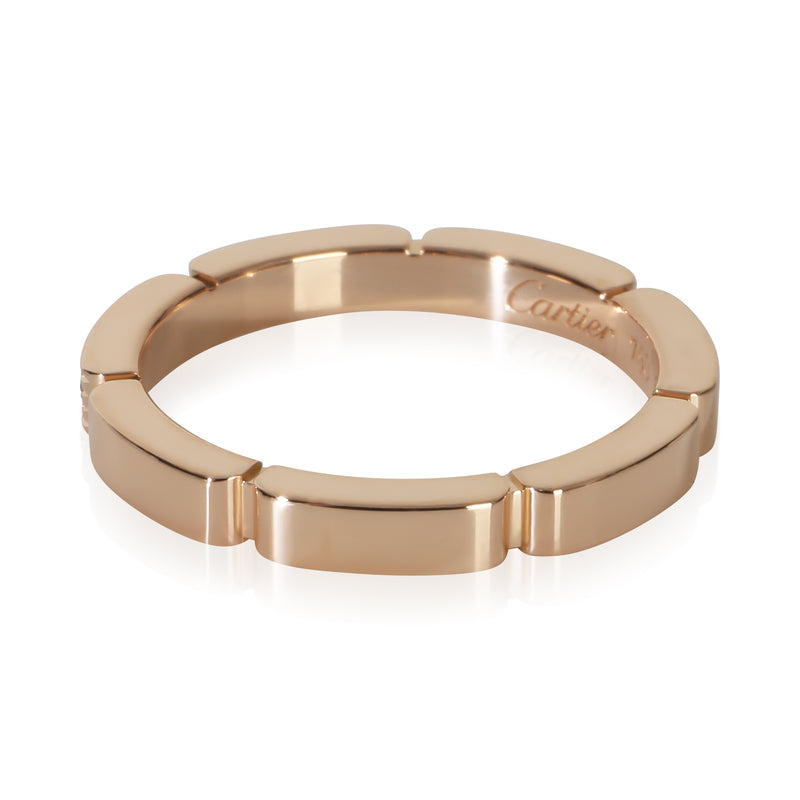 Cartier Rose Gold Diamond Maillon Panthere Band 18k