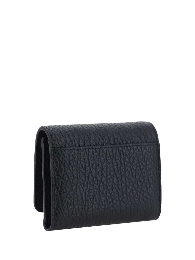 Maison Margiela Grained Calf Leather Wallet — Black Bos Taurus