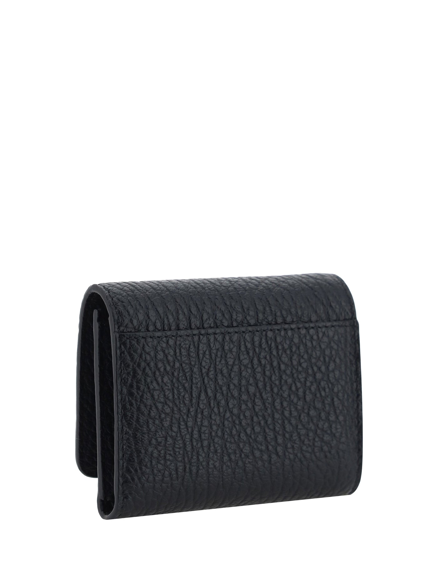 Maison Margiela Grained Calf Leather Wallet — Black