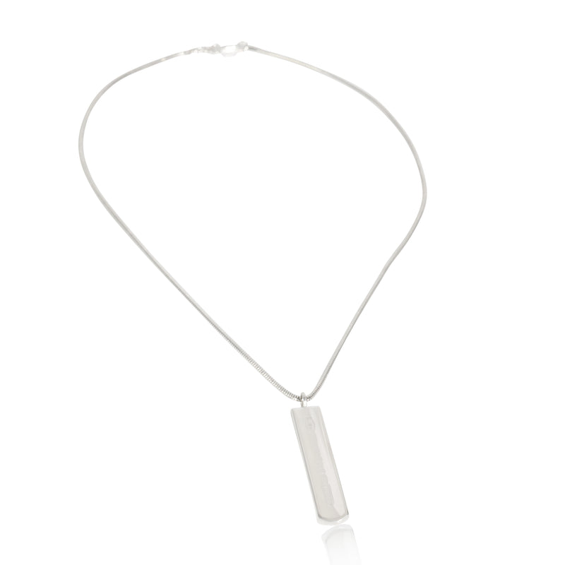 Tiffany & Co. Sterling Silver 1837 Bar Pendant 925