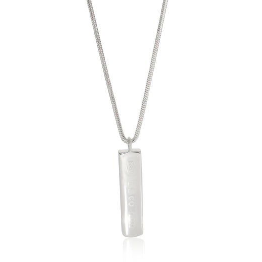 Tiffany & Co. Sterling Silver 1837 Bar Pendant 925