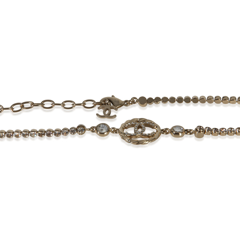Chanel Gold-Plated 2023 Cc Choker Necklace