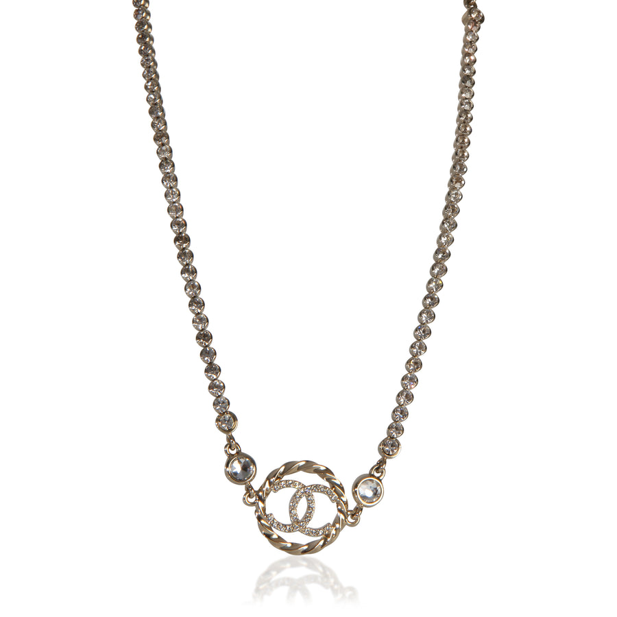Chanel Gold-Plated 2023 Cc Choker Necklace