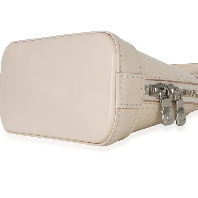 Louis Vuitton Quartz Epi Nano Alma Beige Leather Bag