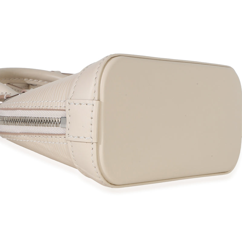 Louis Vuitton Quartz Epi Nano Alma Beige Leather Bag