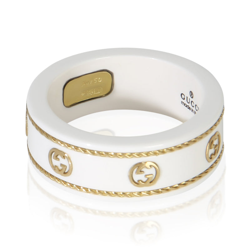 Gucci Yellow Gold Icon Ring 18k