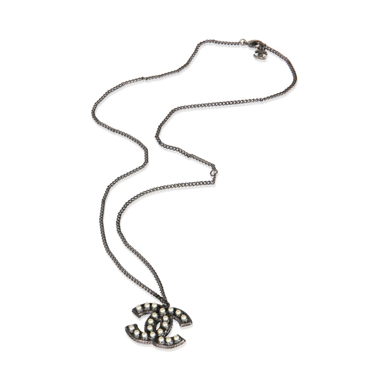Chanel 2014 Faux Pearl Cc Pendant
