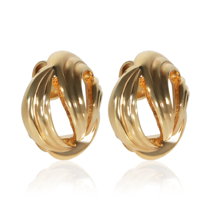 Christian Dior Gold-Plated Earrings