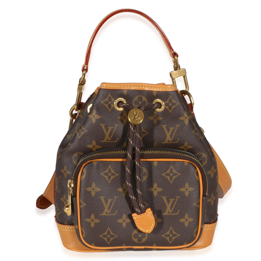 Louis Vuitton Archive Monogram Canvas Noe Cargo Brown Coated Bag