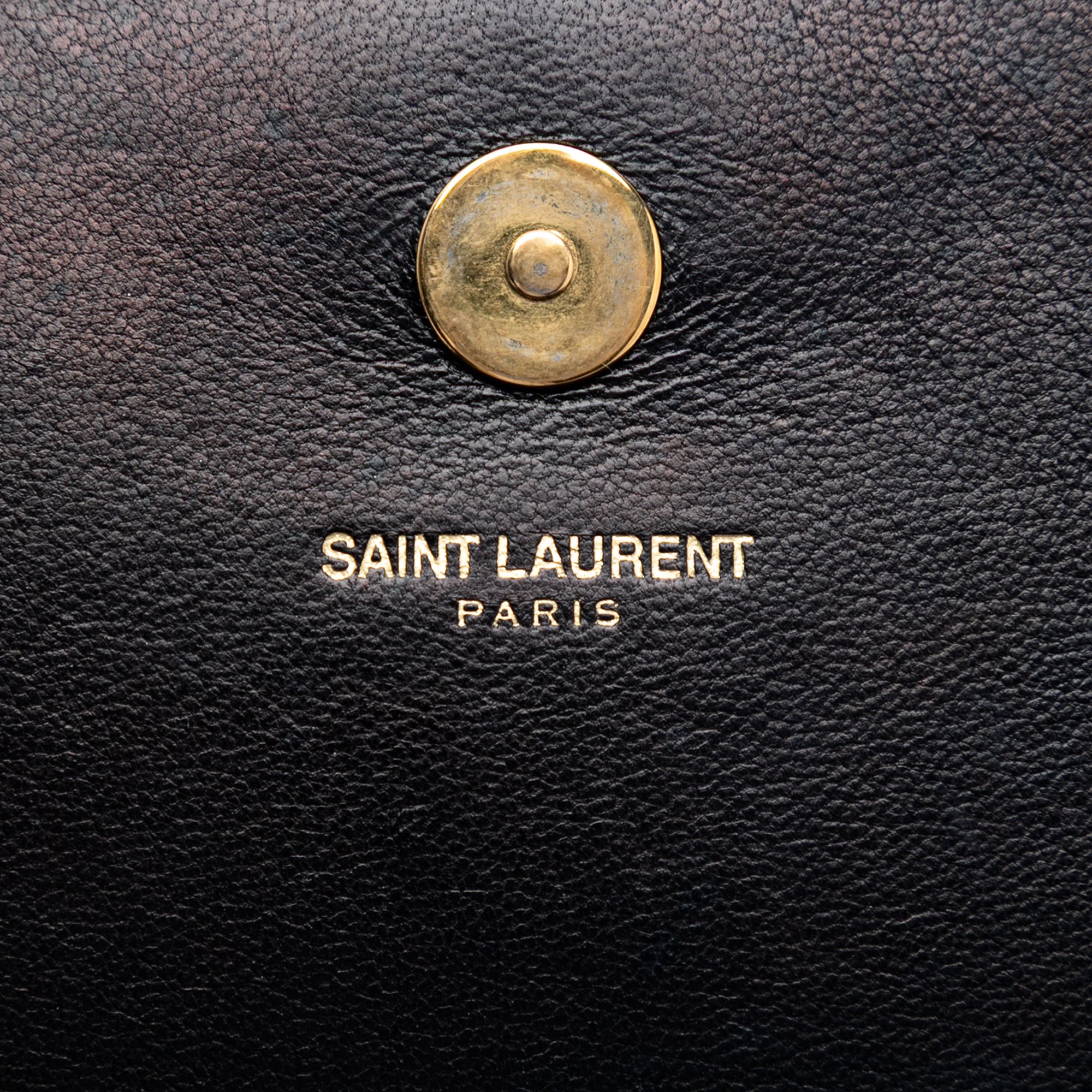 Suede Monogram Kate Tassel Clutch - Image 5