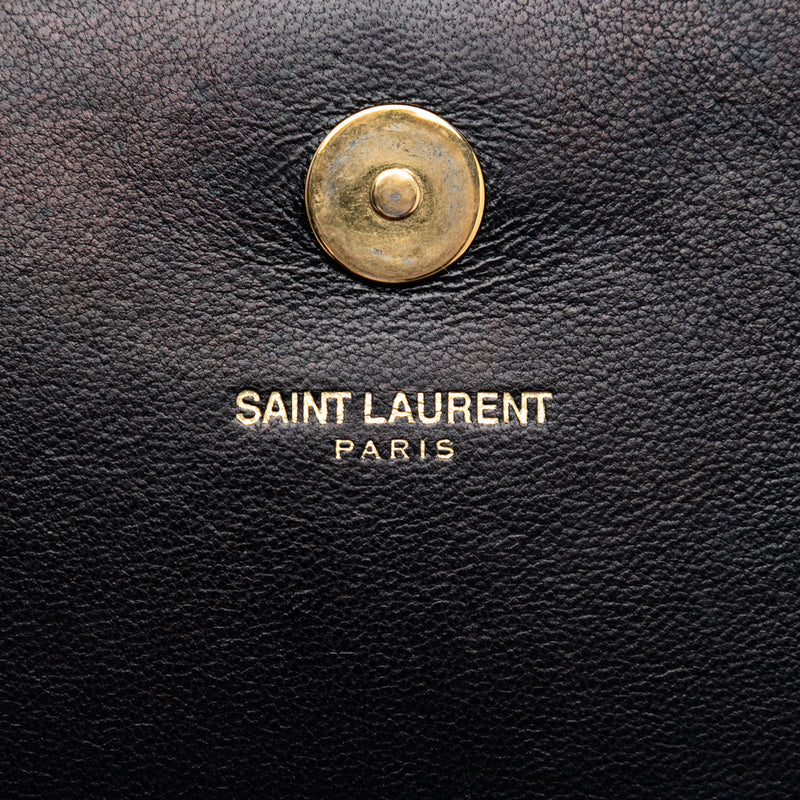 Suede Monogram Kate Tassel Clutch - Image 5