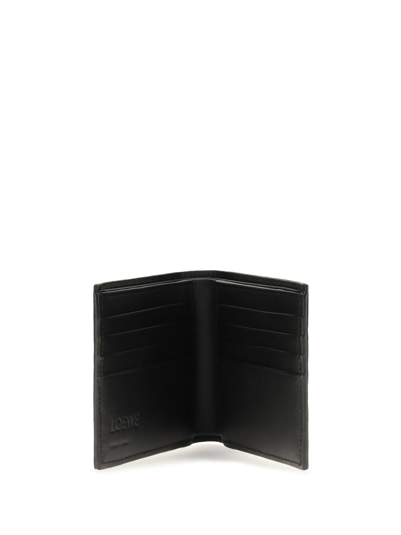 Loewe Crown Wallet — Black Calf Leather (bos Taurus)