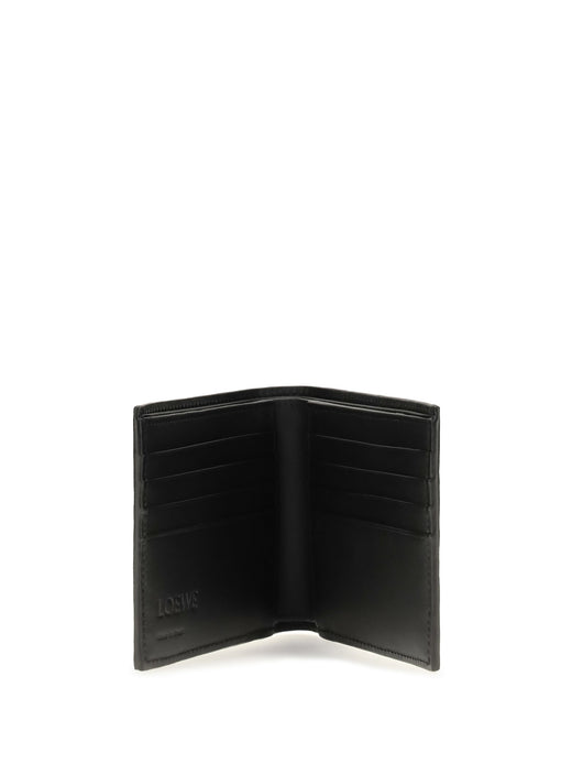 Loewe Crown Wallet — Black Calf Leather (bos Taurus)