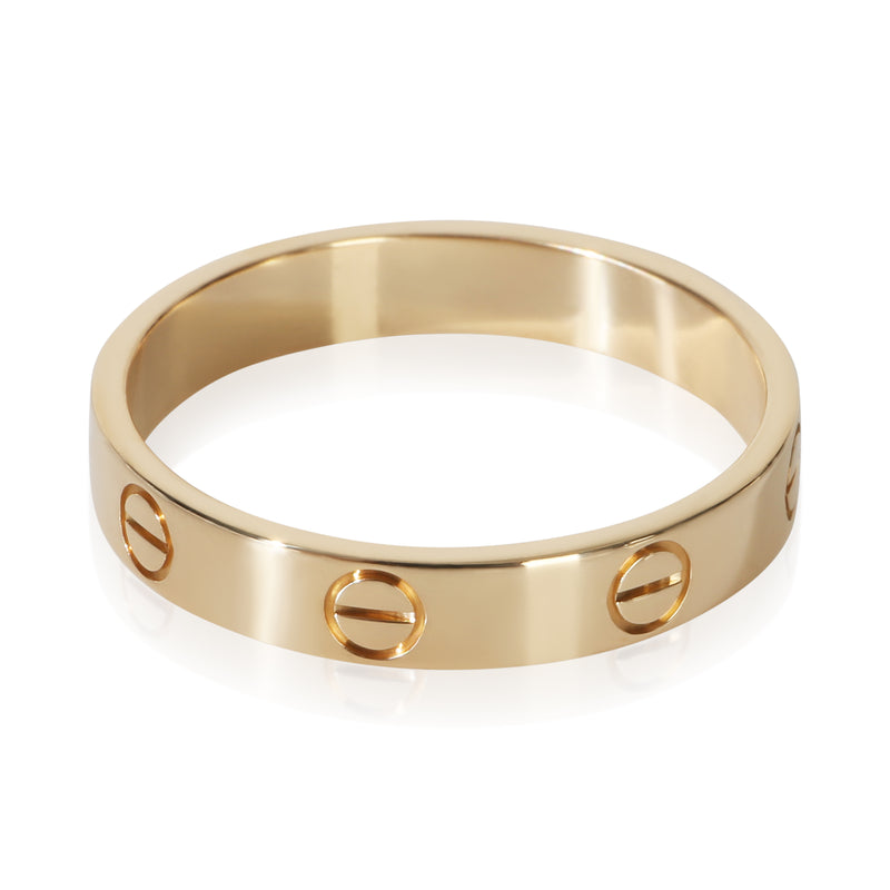 Cartier Yellow Gold Small Model Love Ring 18k