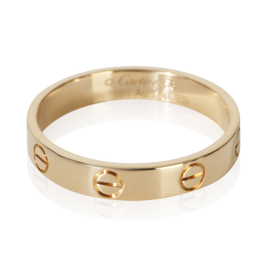 Cartier Yellow Gold Small Model Love Ring 18k