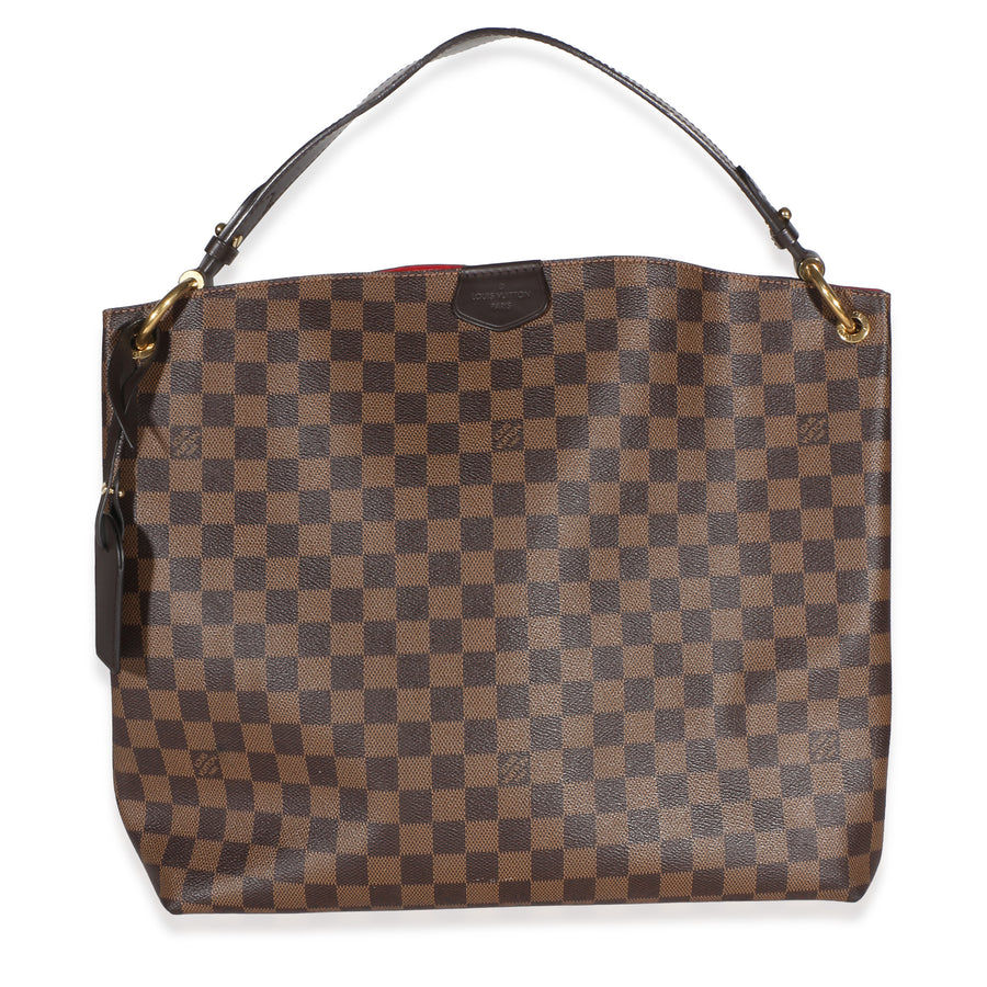 Louis Vuitton Damier Ebene Canvas Graceful Mm Brown Bag