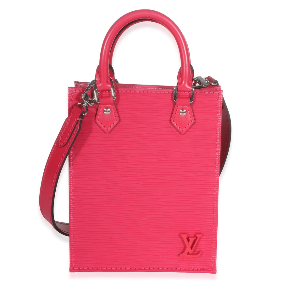 Louis Vuitton Hot Pink Epi Sac Plat Xs Leather Bag